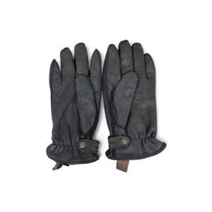 Adventure Bound Men's Vintage Black Leather Gloves Thinsulate